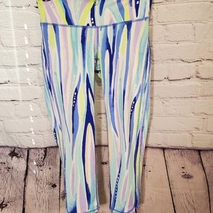 Lilly Pulitzer Multi Color Capri Leggings